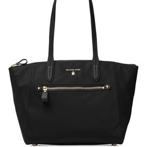 Micheal Kors Medium Top-Zip Nylon Tote